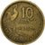 France, 10 Francs, Guiraud, 1950, Aluminum-Bronze, VF(30-35), Gadoury:812