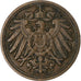 GERMANY - EMPIRE, Wilhelm II, Pfennig, 1890, Berlin, Kupfer, SS, KM:10