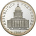 França, 100 Francs, Panthéon, 1991, Paris, Proof, Prata, MS(65-70)