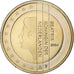 Holandia, Beatrix, 2 Euro, 2004, Utrecht, BU, MS(65-70), Bimetaliczny, KM:240