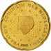 Paesi Bassi, Beatrix, 20 Euro Cent, 2005, Utrecht, BU, FDC, Nordic gold, KM:238