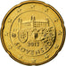 Slowakije, 20 Euro Cent, 2013, Kremnica, BU, FDC, Nordic gold, KM:99