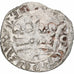 France, Charles IV, Double Parisis, 1323-1328, Billon, TB+, Duplessy:244b