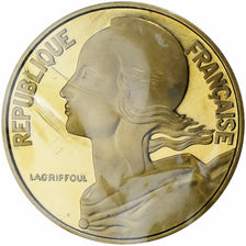 France, 20 Centimes, Marianne, 1978, MDP, Piéfort, Copper-nickel Aluminium