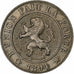Bélgica, Leopold I, 10 Centimes, 1894, Brussels, Cobre - níquel, EBC, KM:42