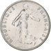 Frankrijk, 1/2 Franc, Semeuse, 1966, Paris, Nickel, FDC, Gadoury:429, KM:931.1