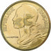 France, 50 Centimes, Marianne, 1964, Paris, Aluminum-Bronze, EF(40-45)