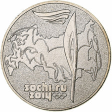 Russie, 25 Roubles, 2014 Winter Olympics, Sochi, 2014, Saint-Pétersbourg