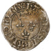 França, Charles VI, Florette, 1417-1422, Rouen, Lingote, VF(30-35)