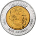 Uruguay, 10 Pesos, Artigas, 2000, Bimetálico, SC+