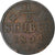 German States, BERG, Maximilian IV, Josef, 1/2 Stüber, 1802, Copper, VF(30-35)