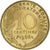 France, 10 Centimes, Marianne, 1966, Paris, Aluminum-Bronze, MS(60-62)