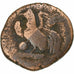 French India, Doudou, (1836), Pondicherry, Coq, Bronze, SGE+