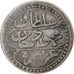 Argélia, Mahmud II, 1/4 Budju, 1829/AH1244, Prata, EF(40-45)