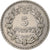 França, 5 Francs, Lavrillier, 1935, Paris, Níquel, MS(60-62), Gadoury:760