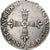 França, Henri IV, 1/4 Ecu de Béarn, 1603, Pau, Prata, VF(30-35), Gadoury:603