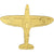 Palau, 1 Dollar, Airplane, n.d. (2020), Dourado, MS(65-70)