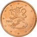 Finland, 5 Euro Cent, Proof, 2003, Vantaa, Copper Plated Steel, UNC, KM:100