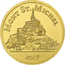 Mali, 100 Francs CFA, Mont Saint-Michel, 2017, Proof, Gold, MS(65-70)