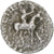 Indo-Scythian Kingdom, Azes I, Drachm, ca. 58-12 BC, Taxila, Silver, VF(30-35)