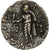 Indo-Scythian Kingdom, Azes I, Drachm, ca. 58-12 BC, Taxila, Plata, MBC+