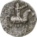 Indo-Scythian Kingdom, Azes I, Drachm, ca. 58-12 BC, Taxila, Argento, BB