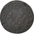 Francia, Louis XIII, Double Tournois, 1638, Axe Loire-Rhône, Cobre, BC