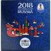 Francia, 10 Euro, Coupe du Monde FIFA, Russie, Prueba, 2018, MDP, Plata, FDC