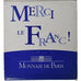 France, 5 Euro, Merci Le Franc !, BE, 2002, MDP, Silver and Gold, FDC