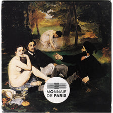 França, 10 Euro, Claude Monet, Le Déjeuner sur l'herbe, Proof, 2017, MDP