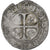 Francia, Charles VI, Blanc Guénar, 1389-1422, Troyes, Vellón, BC+