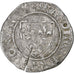 France, Charles VI, Blanc Guénar, 1389-1422, Saint-Quentin, Billon, TB