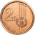 Monaco, Token, Albert II, 2 C, Essai Trial, 2006, Copper Plated Steel, AU(55-58)