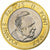 Vaticano, zeton, 2 E, Essai-Trial Jean Paul II, 2005, Bimetálico, EBC