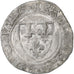 France, Charles VI, Blanc Guénar, 1380-1422, Uncertain mint, Silver, VF(30-35)