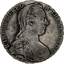 Österreich, Maria Theresa, Thaler, 1780, Vienna, Restrike, Silber, SS