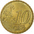 Francia, Rainier III, 10 Euro Cent, 2002, Nordic gold, SPL, KM:170