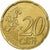 Francia, Rainier III, 20 Euro Cent, 2002, Nordic gold, SPL, KM:171