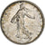 Francja, 5 Francs, Semeuse, 1963, Paris, Srebro, AU(55-58), Gadoury:770, KM:926