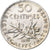 Francia, 50 Centimes, Semeuse, 1898, Paris, Plata, MBC+, Gadoury:420, KM:854