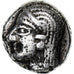 Troas, Diobol, ca. 480-450 BC, Kebren, Silver, AU(50-53), SNG-vonAulock:1546