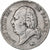 Francia, Louis XVIII, 5 Francs, 1821, Paris, Plata, BC+, Gadoury:614