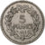 Francja, 5 Francs, Lavrillier, 1937, Paris, Nikiel, AU(50-53), Gadoury:760
