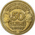 França, 50 Centimes, Morlon, 1940, Paris, Cobre-Alumínio, AU(55-58)