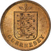 Guernsey, Double, 1899, Heaton, Bronzen, PR, KM:10