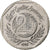 Francja, 2 Francs, René Cassin, 1998, MDP, Nikiel, MS(60-62), Gadoury:551