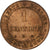 Frankreich, 1 Centime, Cérès, 1872, Bordeaux, Bronze, VZ, Gadoury:88