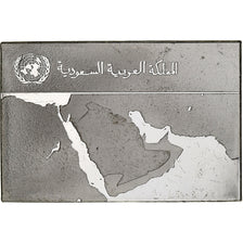 France, Medal, United Nations Flags, Saudi Arabia, Silver, AU(55-58)