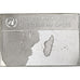 France, Medal, United Nations Flags, Madagascar, Silver, AU(55-58)