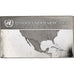 France, Medal, United Nations Flags, Mexico, Silver, AU(55-58)